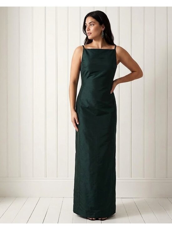 Ralph Lauren Purple Label Dresses & Skirts - NWT Ralph Lauren Collection Krystina Faille Evening Gown in Green Column 10